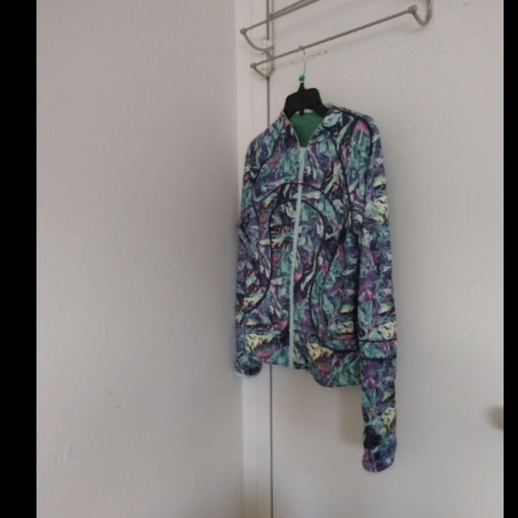 Lululemon Find Your Bliss Reversible Full Zip Womens Jacket Sz 8 - Picture 1 of 10